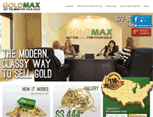 Tablet Screenshot of goldmaxusa.com